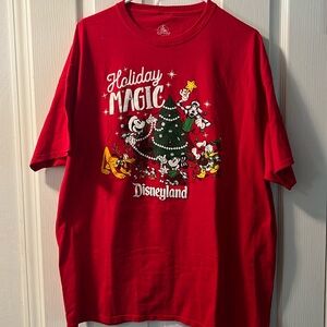 Disneyland, Mickey Mouse, Christmas holiday T-shirt XXL